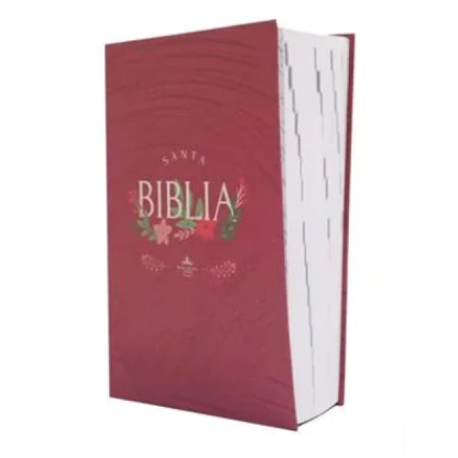 [9789587458749] Biblia Reina Valera 1960 Mediana Letra Grande Tapa dura Rosa QR [RVR062LGPJR] 