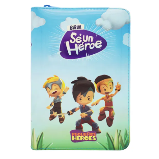 [9789587458893] Biblia Infantil Sé Un Héroe Traducción Lenguaje Actual Mediana Letra Grande Vinil Azul [TLA062LGPZaPJR] 