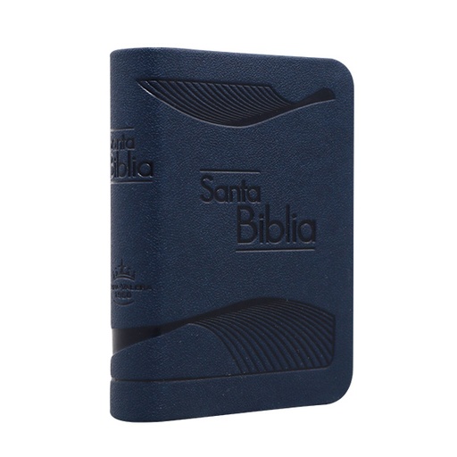 [9789587455571] Biblia Reina Valera 1960 Mini-Bolsillo Letra Chica Imitación Piel Azul [RVR016PJR] 
