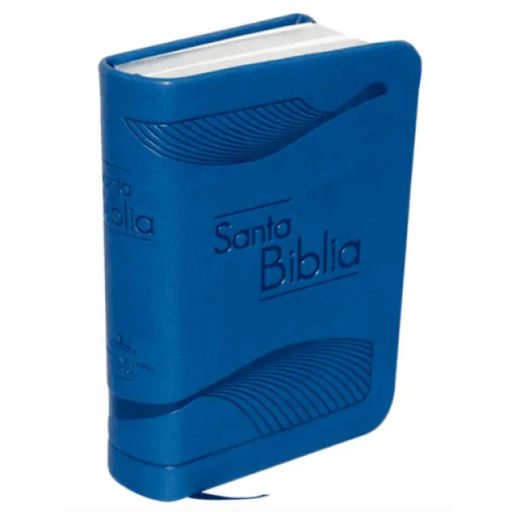 [9789587455571] Biblia Reina Valera 1960 Mini-Bolsillo Letra Chica Imitación Piel Azul [RVR016PJR] 