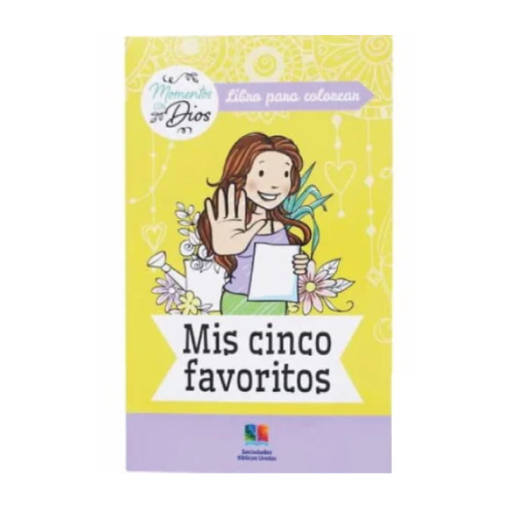 [9781598778397] Libro infantil para colorear Mis cinco favoritos  