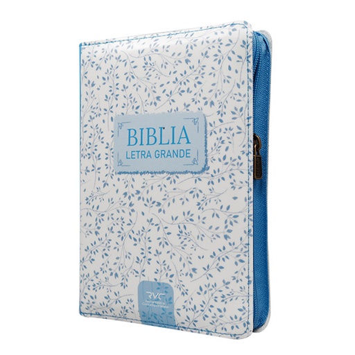 [9798886391008] Biblia Reina Valera Contemporánea Chica Letra Grande Vinil Azul Mujer [RVC.42cdLGZPJR] 