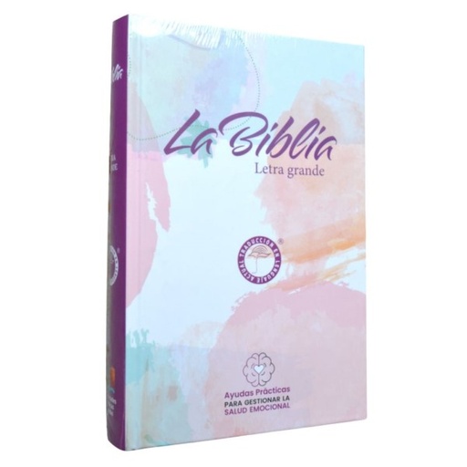 [9781598779929] Biblia Ayudas Salud Emocional Traducción Lenguaje Actual Mediana Letra Grande Tapa Dura Lila [TLA.63LGPJR] 
