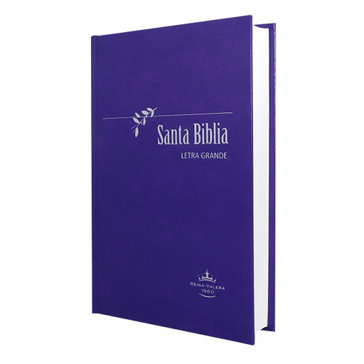 [9788941262152] Biblia Reina Valera 1960 Mediana Letra Grande Tapa Dura Púrpura [RVR063LG PY] 