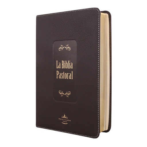 [9788941262312] Biblia Pastoral Reina Valera 1960 Mediana Letra Grande Imitación Piel Café [RVR065cLG] 