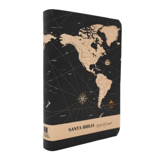 [9788941262091] Biblia Reina Valera 1960 Mediana Letra Grande Imitación Piel Negro Mapa [RVR065LG AT] 