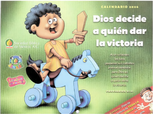 [9781000000849] Calendario Infantil 2026 "Dios Decide…"