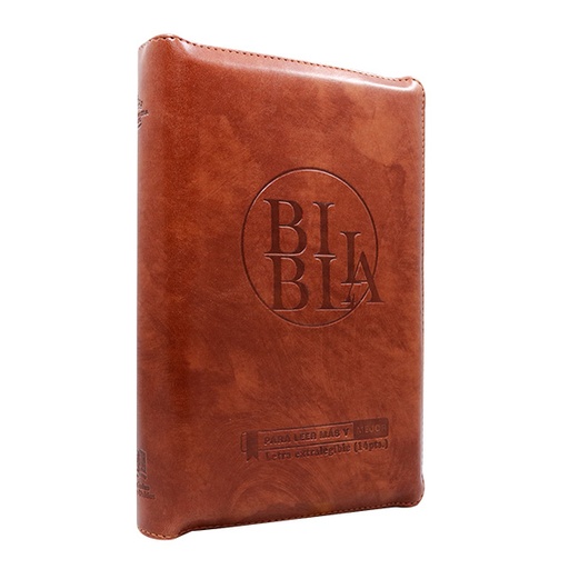 [9789587458756] Biblia Reina Valera 1960 Mediana Letra Grande Imitación Piel Café Código QR [RVR066LGZPJR] 