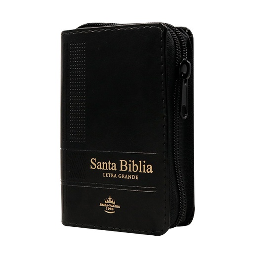 [7899938428689] Biblia Reina Valera 1960 Mini-Bolsillo Letra Chica Imitación Piel Negro [RVR.16cPJRZTI] 