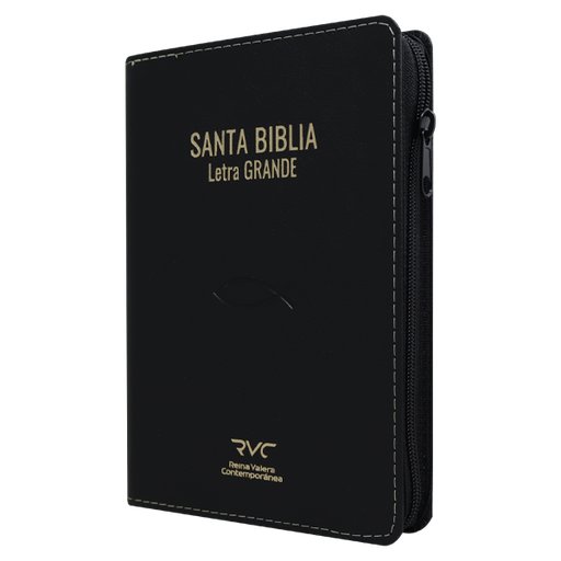 [7899938428658] Biblia Reina Valera Contemporánea Mediana Letra Grande Imitación Piel Negro [RVC.66cZTILG] 
