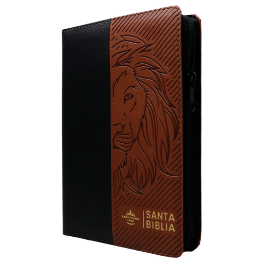 [7899938430071] Biblia Reina Valera 1960 Mediana Letra Gigante Imitación Piel León Azul/Marrón [RVR066cLGiPJRZTI] 