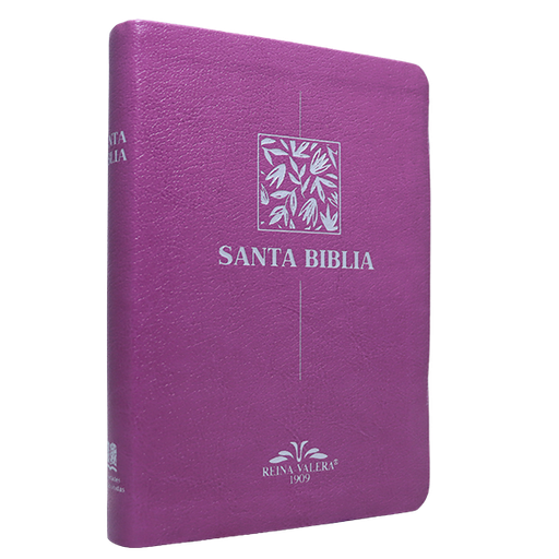 [9788941263449] Biblia Reina Valera 1909 Mediana Letra Chica Imitación Piel Púrpura VR055 SS 