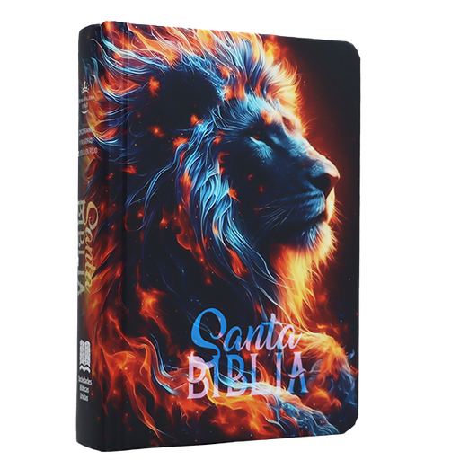 [7899938431184] Biblia Reina Valera 1960 Tamaño Bolsillo Letra Chica Tapa Dura León RVR.23cLGPJR 