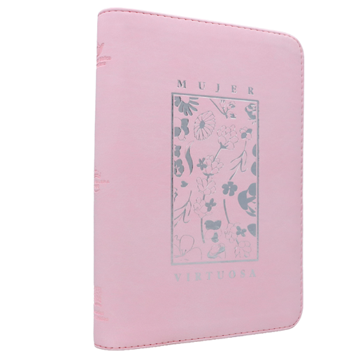 [9789587459937] Biblia Mujer Virtuosa Reina Valera 1960 Mediana Letra Grande Imitación Piel Rosa Cierre PJR [RVR066ZLGPJR] 