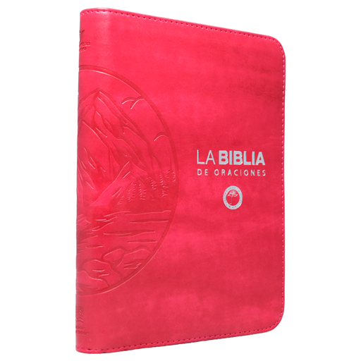[9786287835108] Biblia Oraciones Traducción Lenguaje Actual Mediana Letra Grande Imitación Piel Fucsia Cierre PJR [TLA066ZLGPJR]  