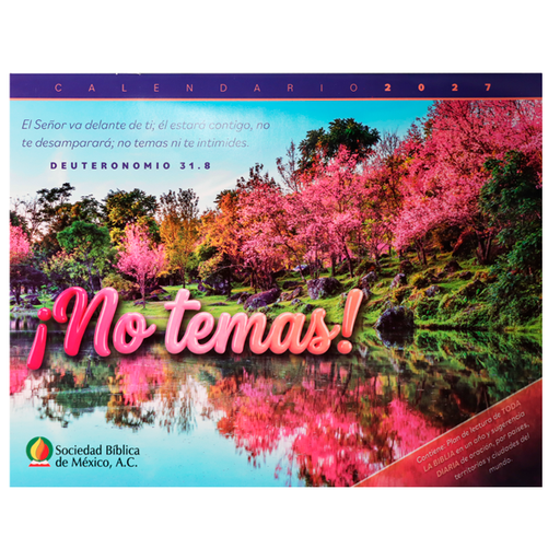 [9781000000856] Calendario de Paisajes 2027 ¡No Temas!
