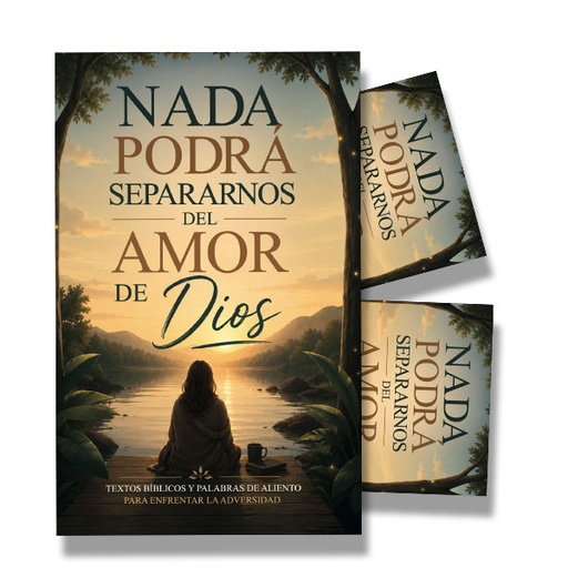 [7509687117330] Paquete de Porción Bíblica Nada Podrá Separarnos (10 piezas) Atardecer-Mujer